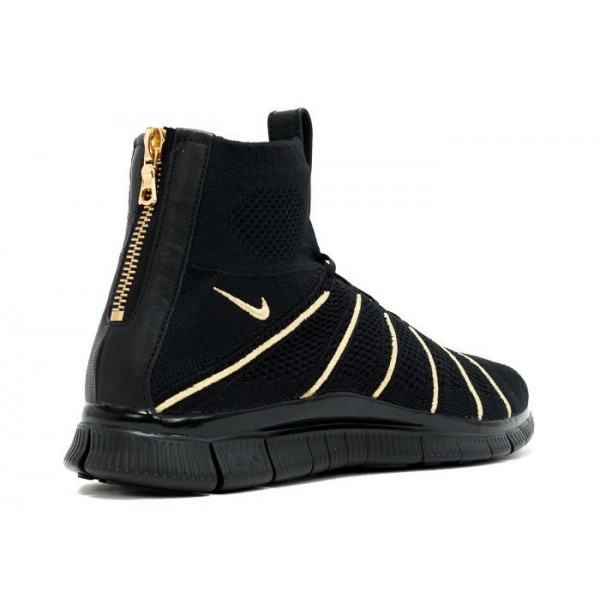 Nikelab Freie Mercurial Flyknit x Olivier Rousteing Balmain Schwarz/Metallic Gold 834906-007